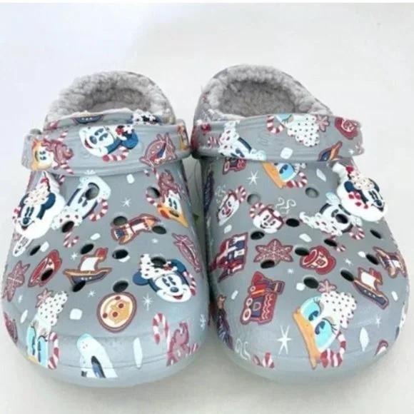 Disney Shoes Disney Christmas Holiday Crocs 22 Nwt Poshmark